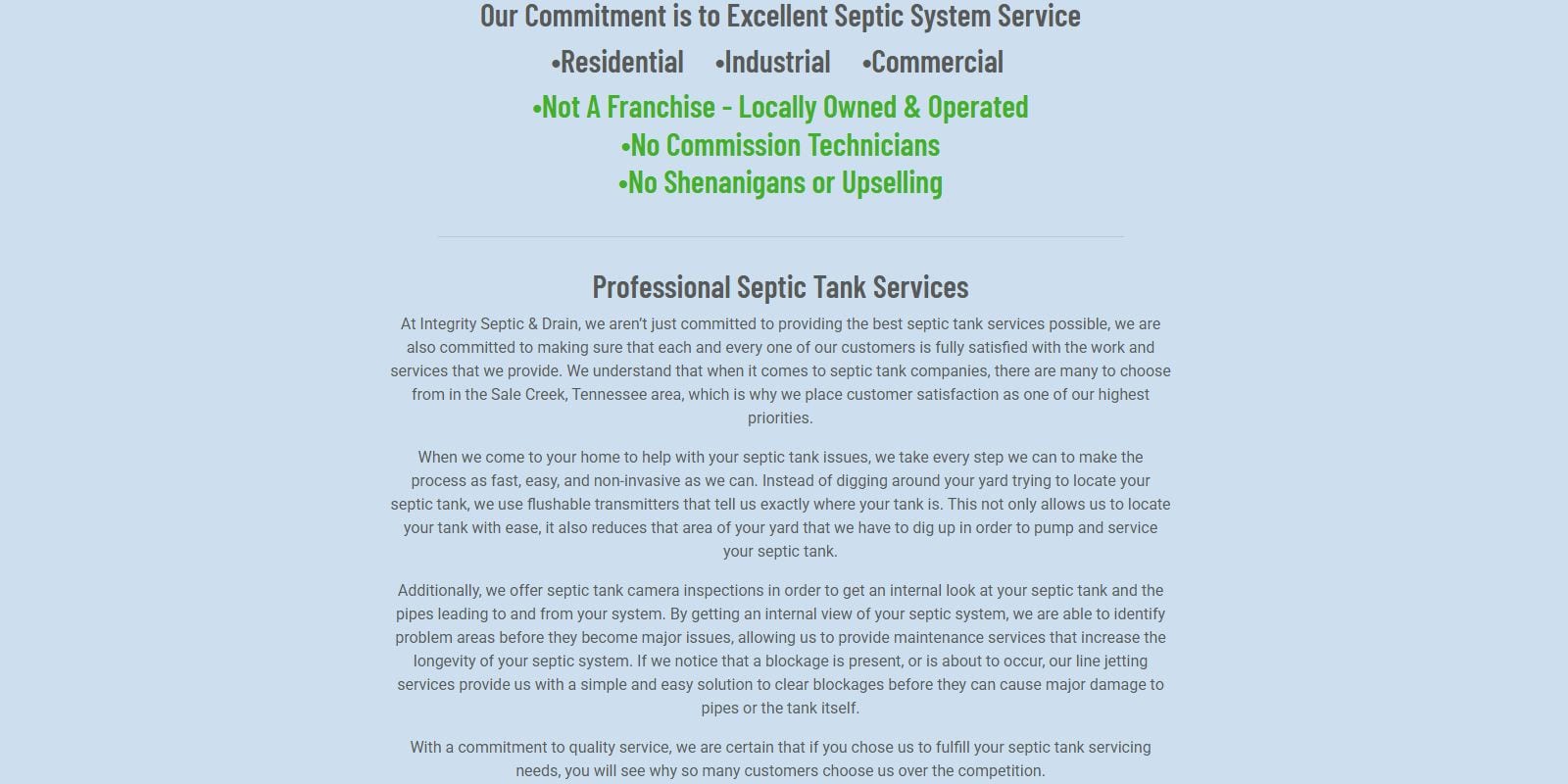 Integrity Septic & Drain