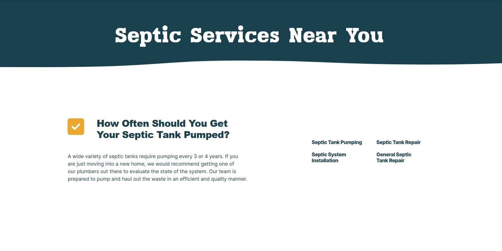 Michael Shaver Plumbing, Septic, and Dirt Works