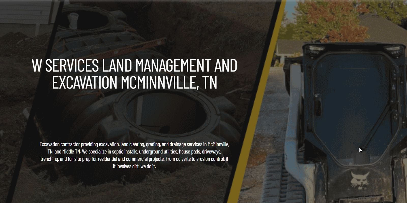 W Services Land Management and Excavation